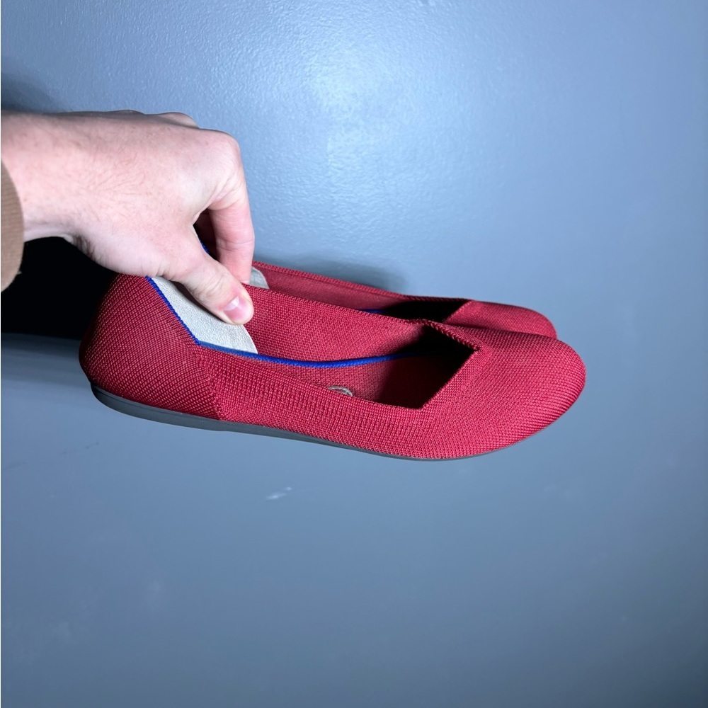 Rothy’s The Flat in Poppy Red Womens Size 8